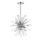 Z-Lite Burst 6 Light Chandelier, Chrome & Clear 4003-6CH - alternate 2